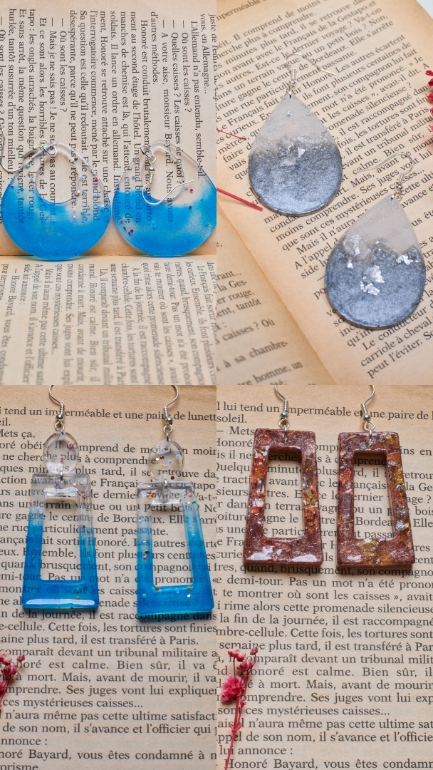 Bijoux en résine fait main — 1