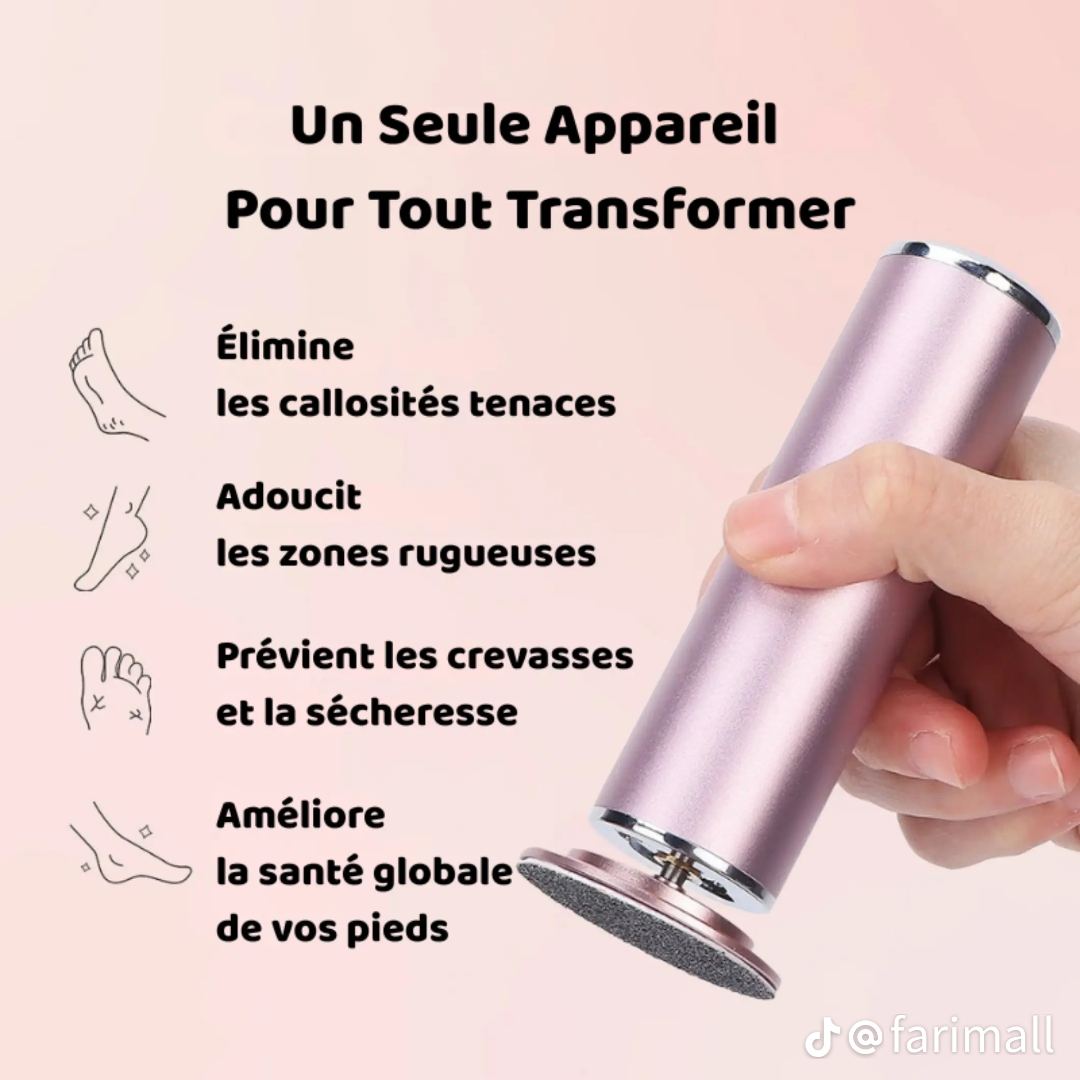 Un lisse-pieds électrique 