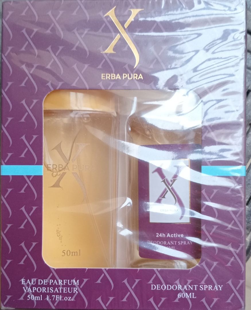Parfums : ERBA PURA et Lail maleki avec Déodorant Spray