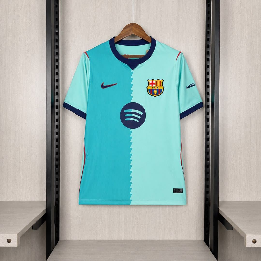 Maillot FC Barcelone (Édition Turquoise 2024/2025)