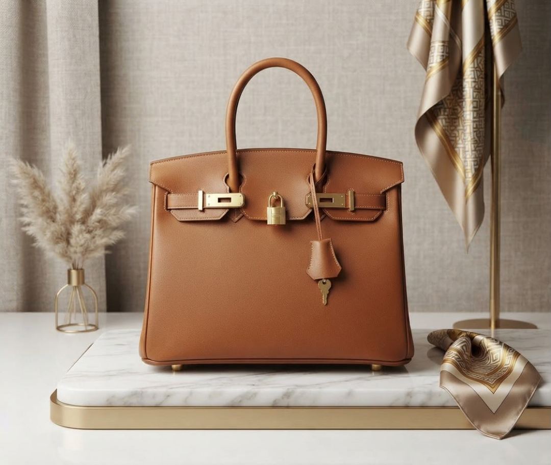 Sac Birkin Style – Grand Modèle (GM) 100% cuir avec n° de serie - friperie