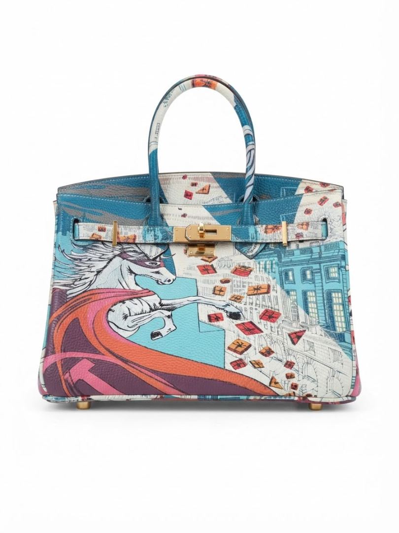 Sac de luxe customisé / Édition artistique rare - friperie — 1