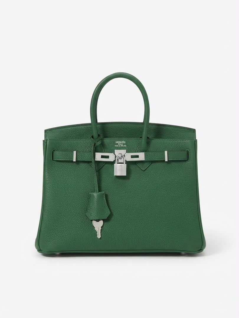 Sac Birkin Style Vert Forêt – Élégance & Intemporalité - friperie — 1