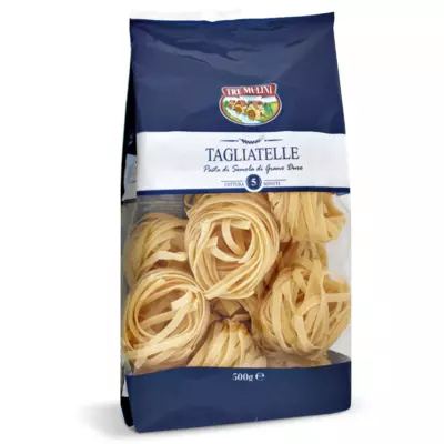 Tagliatelles venant d'Italie
