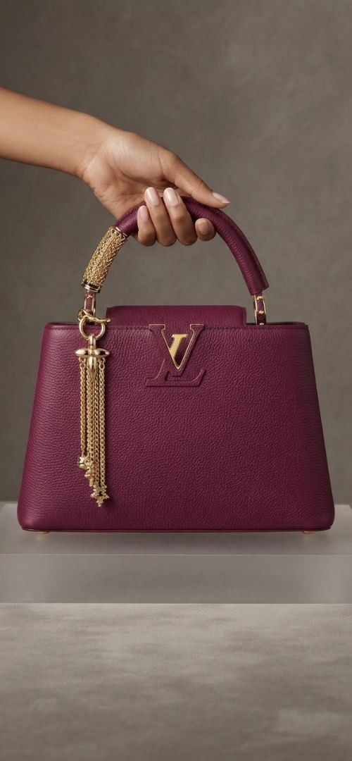 Louis Vuitton Capucines (Édition avec poignée bijou et pampilles dorées) — 1