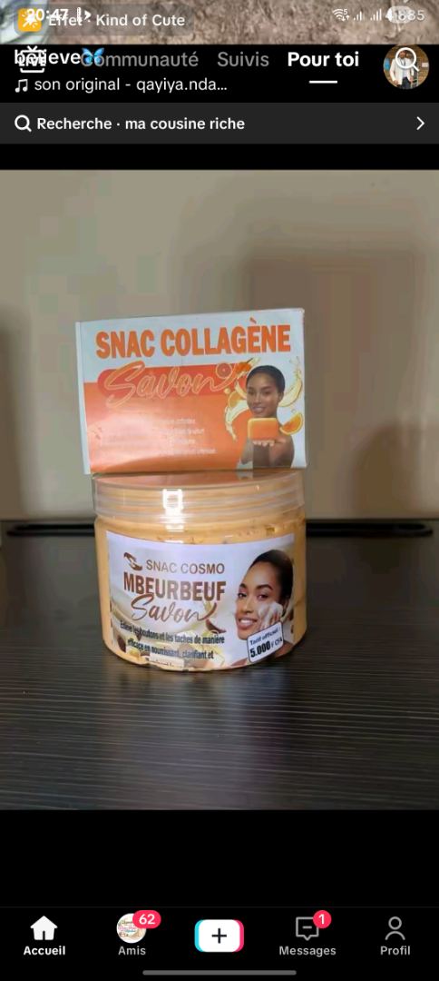 Gamme à base de collagène et de mbeurbeuf 