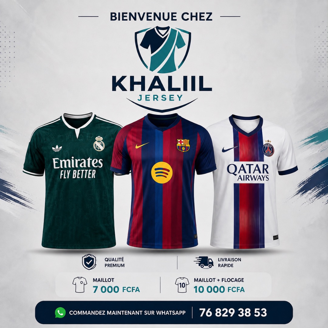 Maillots de clubs 26/27