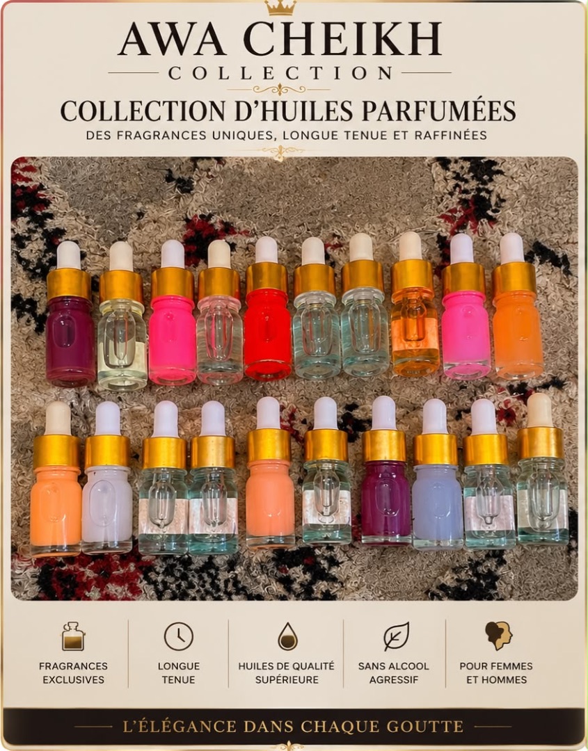 Les huiles parfumés de 5ml