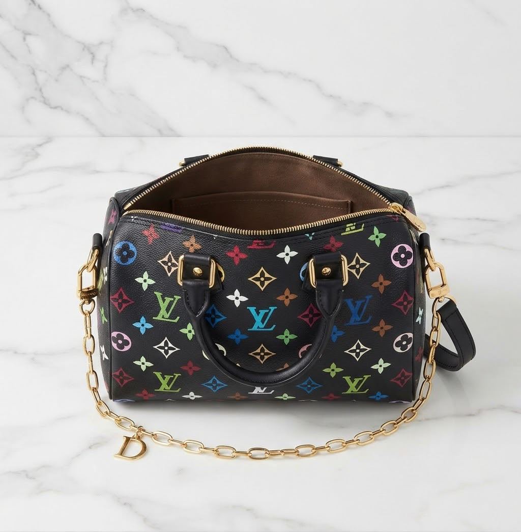 Sac Speedy Multicolore (Style Monogram) - friperie