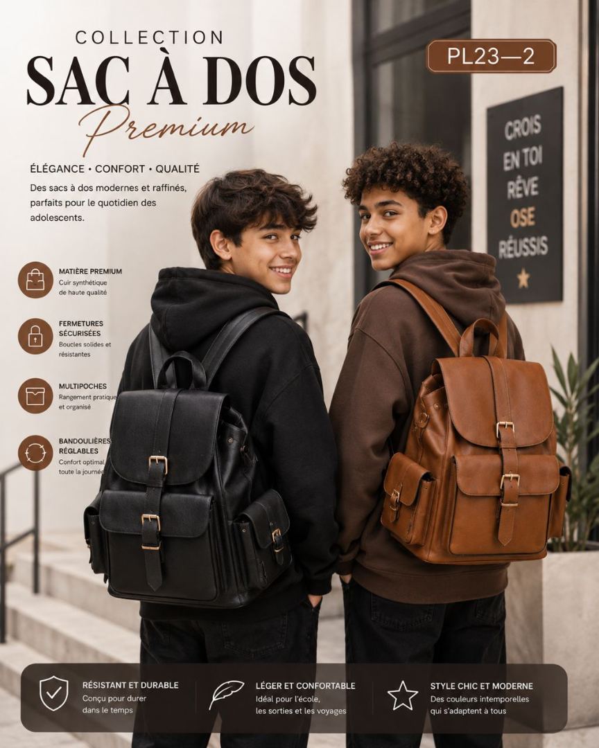 Sac à dos Premium – Élégance & Confort